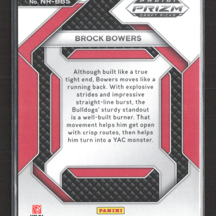 2024 Panini Prizm Draft Picks New Recruits Brock Bowers #NR-BBS RC