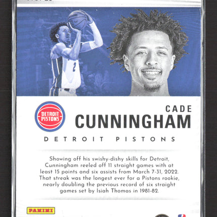 2022 Panini Illusions Intriguing Players Cade Cunningham #25
