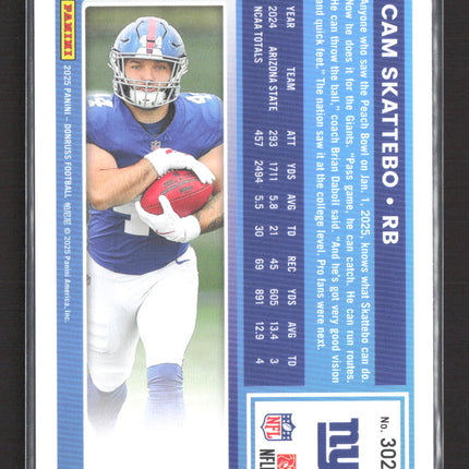 2025 Panini Donruss Football Cam Skattebo #302