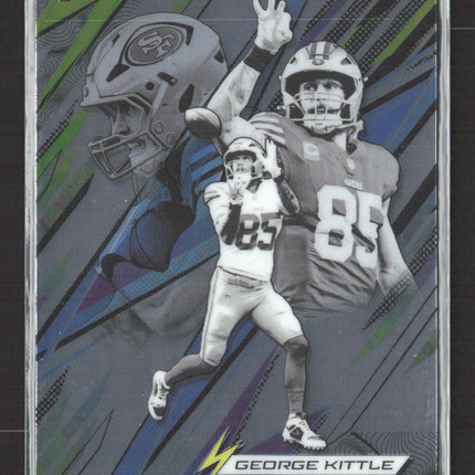 2025 Topps Finest Power Kings George Kittle #PK-10