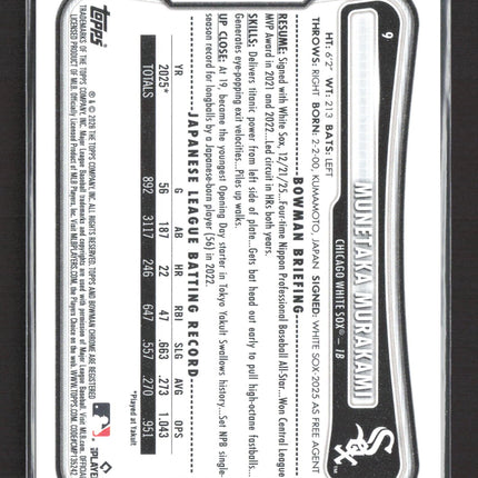 2026 Topps Bowman Munetaka Murakami #9 RC