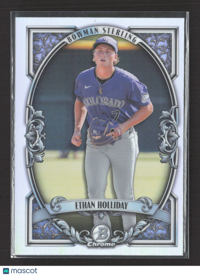 2026 Topps Bowman Sterling Chrome Ethan Holliday #BST-11