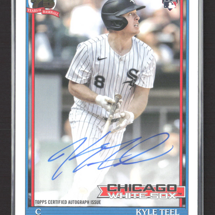2026 Topps 1991 Topps Baseball Autograph Card Kyle Teel #91A-KTE RC Auto