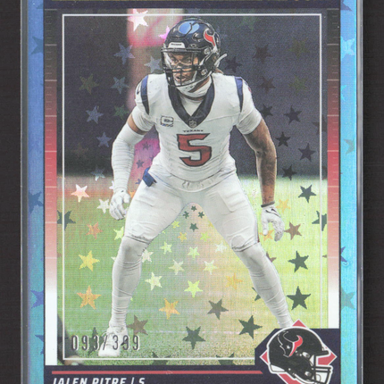 2024 Panini Score Football Jalen Pitre #116 Blue Stars /399