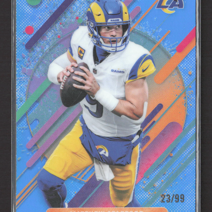 2025 Topps Finest Matthew Stafford #240 Blue Refractor 23/99