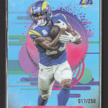 2025 Topps Finest Kyren Williams #157 Blue Refractor 017/250