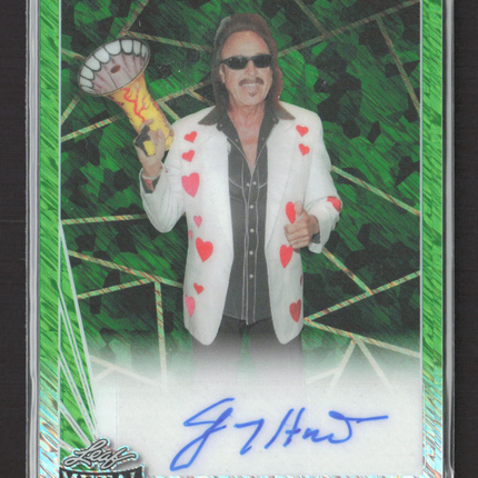 2024 Leaf Metal Jimmy Hart #90A-JH2 Green 1/1 Auto