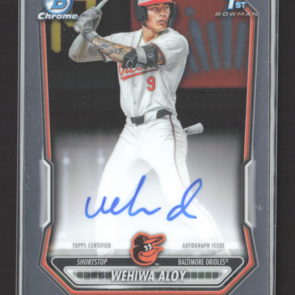 2025 Bowman Chrome Wehiwa Aloy #CPA-WA 1st Bowman 8/22 Auto