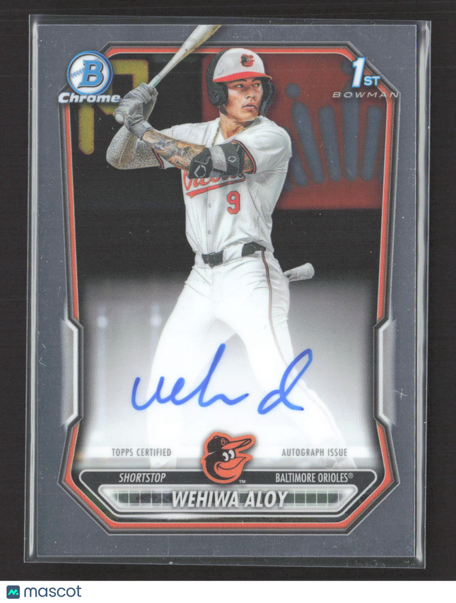 2025 Bowman Chrome Wehiwa Aloy #CPA-WA 1st Bowman 8/22 Auto