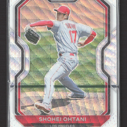 2021 Panini Prizm Shohei Ohtani #183 White Wave