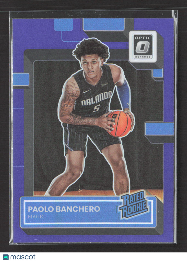 2023 Panini Donruss Optic Paolo Banchero #221 Purple