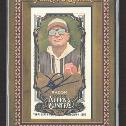 2024 Topps Allen & Ginter Todd Radom #MA-TRA Topps Auto