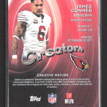 2025 Topps Finest Creators James Conner #CR-1 Refractor