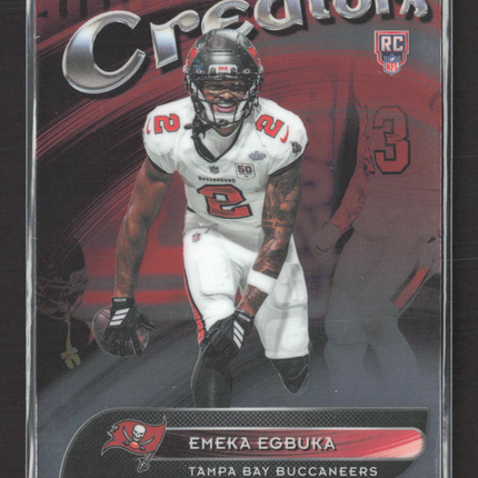 2025 Topps Finest Creators Emeka Egbuka #CR-28 RC