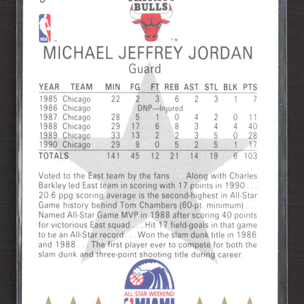 1990 NBA Hoops Michael Jordan #5