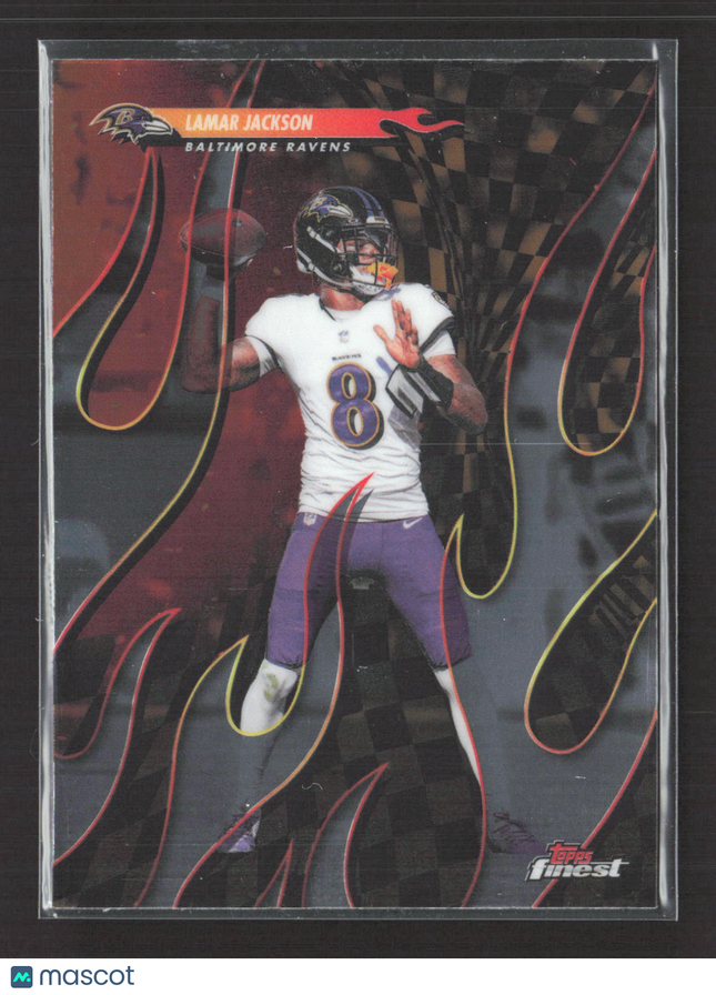 2025 Topps Finest Torchers Lamar Jackson #T-9