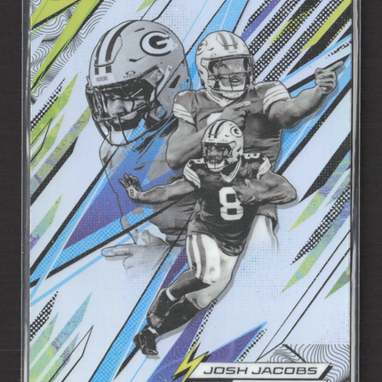 2025 Topps Finest Power Kings Josh Jacobs #PK-2 Refractor