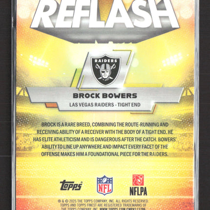 2025 Topps Finest Reflash Brock Bowers #RF-18