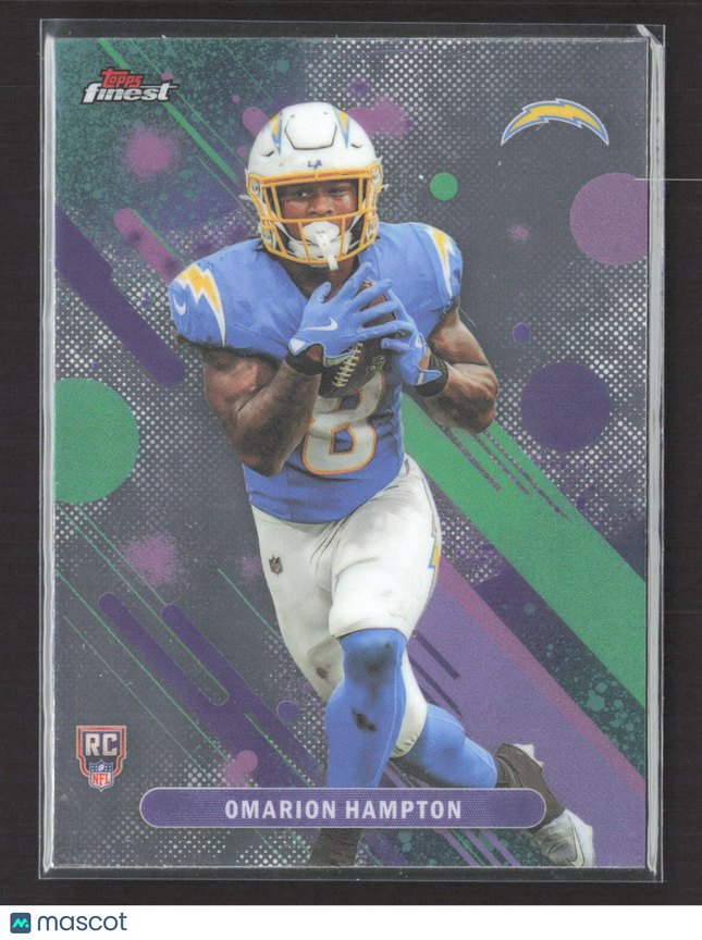 2025 Topps Finest Omarion Hampton #12 RC