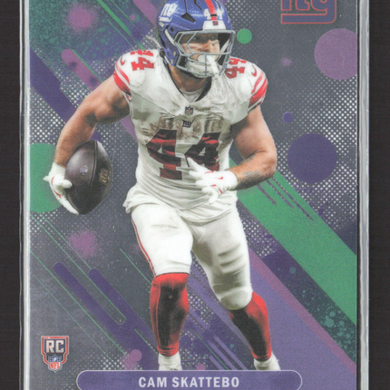 2025 Topps Finest Cam Skattebo #18 RC