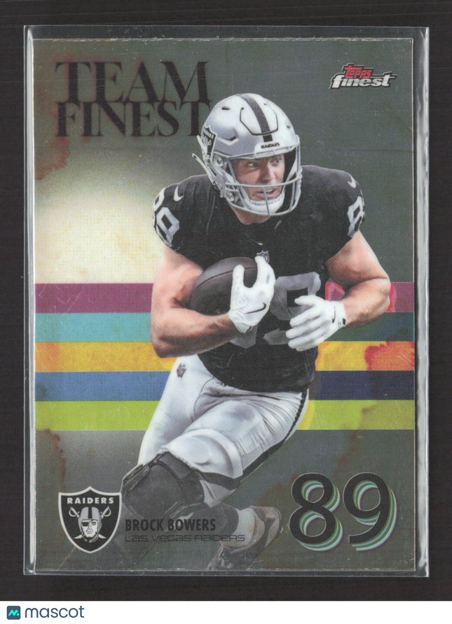 2025 Topps Finest Team Finest Brock Bowers #TF-9