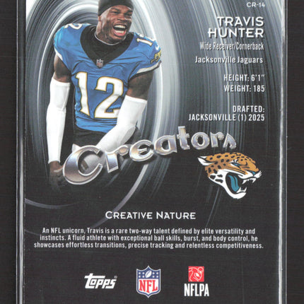 2025 Topps Finest Creators Travis Hunter #CR-14 RC