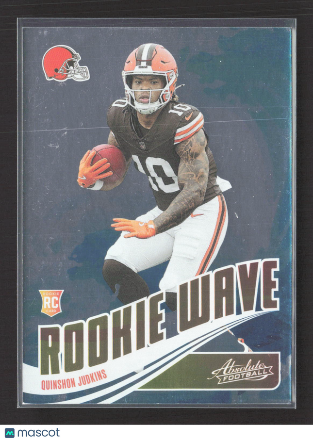 2025 Panini Absolute Football Rookie Wave Quinshon Judkins #RW-QJS RC