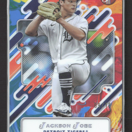 2025 Topps Pristine Jackson Jobe #29 09/10 RC Tie Dye