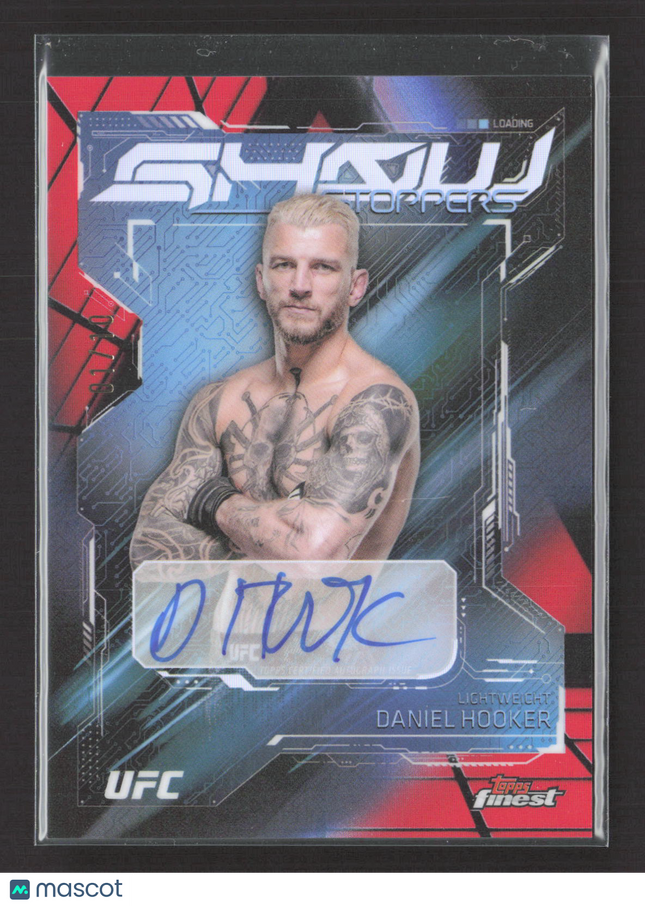 2025 Topps Finest UFC Showstoppers Daniel Hooker #SSA-DH Auto Black Red /10