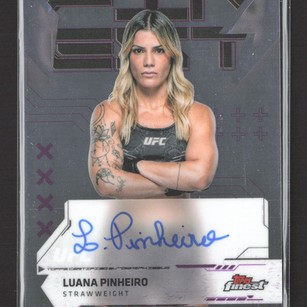 2025 Topps Finest UFC Luana Pinheiro #FA-LP Auto