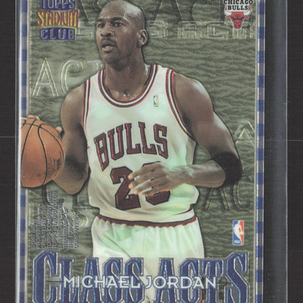 1997 Topps Stadium Club Class Acts Michael Jordan Jerry Stackhouse #CA1
