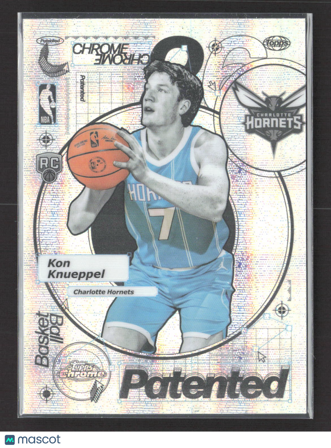 2025 Topps Chrome Basketball Patented Kon Knueppel #PD-19 RC
