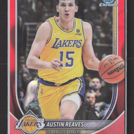 2023 Bowman Chrome Austin Reaves #BCV-193 Red /5