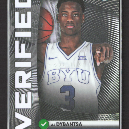 2025 Bowman Chrome University Verified AJ Dybantsa #BV-1 Refractor