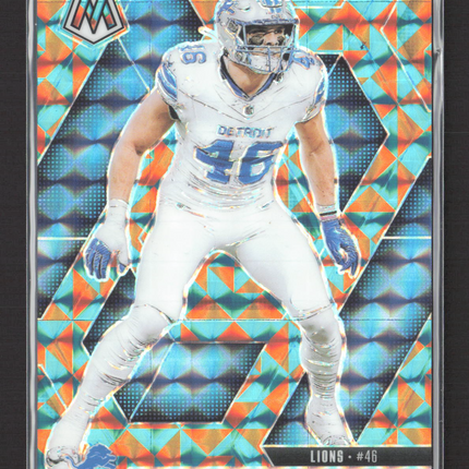 2025 Panini Mosaic Prizm Jack Campbell #147 10/15 Tesselation