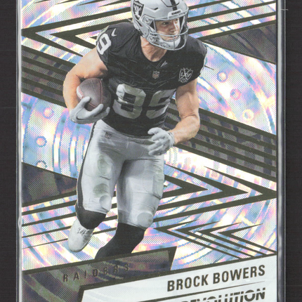 2025 Panini Revolution Brock Bowers #13 Fractal 40/99