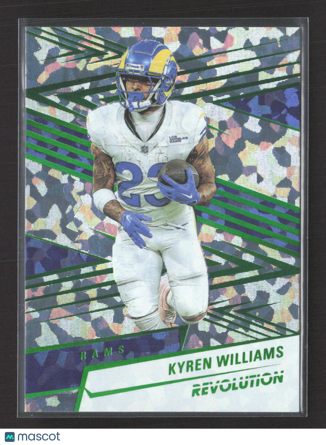 2025 Panini Revolution Kyren Williams #82 Emerald 06/12