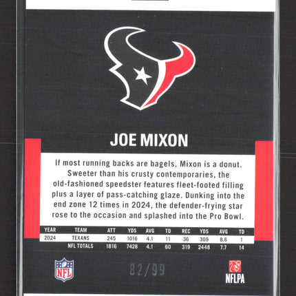 2025 Panini Revolution Joe Mixon #98 Fractal 82/99