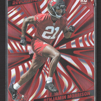 2025 Panini Revolution Benjamin Morrison #204 Sunburst RC 14/18