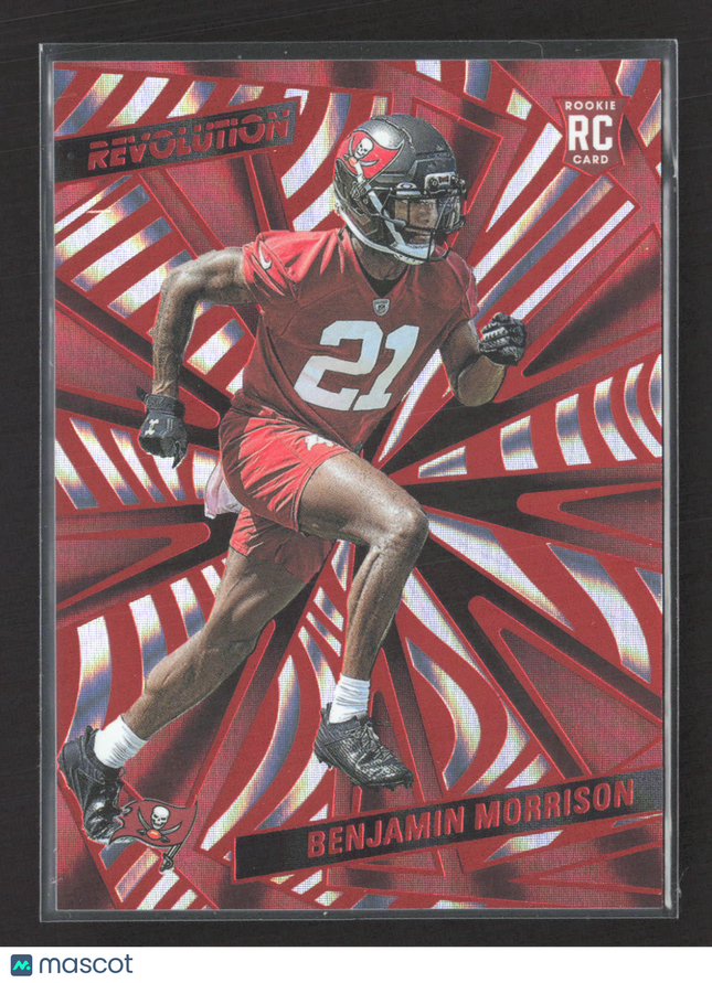 2025 Panini Revolution Benjamin Morrison #204 Sunburst RC 14/18