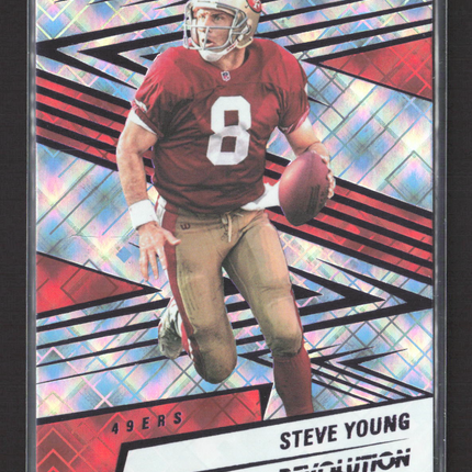 2025 Panini Revolution Football Steve Young #10 Cosmic 17/20