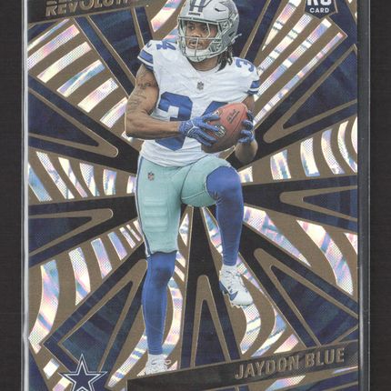 2025 Panini Revolution Jaydon Blue #214 Fractal 08/99 RC