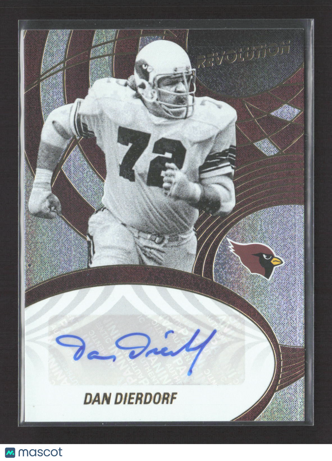 2025 Panini Revolution Football Dan Dierdorf #AGH-DDF 030/199 Auto