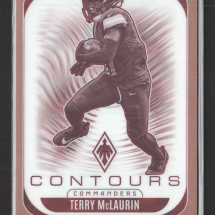2025 Panini Phoenix Football Contours Terry McLaurin #32 011/125