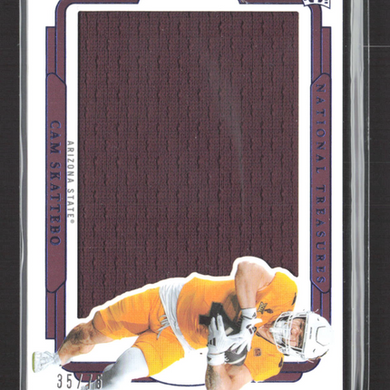 2025 Panini National Treasures Collegiate Cam Skattebo #RS-CSO RC Patch /75
