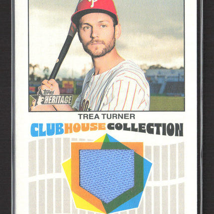 2026 Topps Heritage Clubhouse Collection Trea Turner #CCR-TT Patch