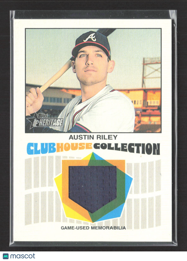 2026 Topps Heritage Clubhouse Collection Austin Riley #CCR-AR1 Patch
