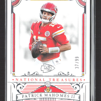 2026 Panini National Treasures Patrick Mahomes II #47 37/99