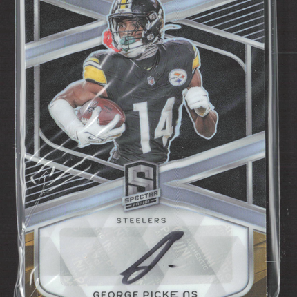 2024 Panini Spectra Prizm George Pickens #SIG-GPS 130/199 Auto