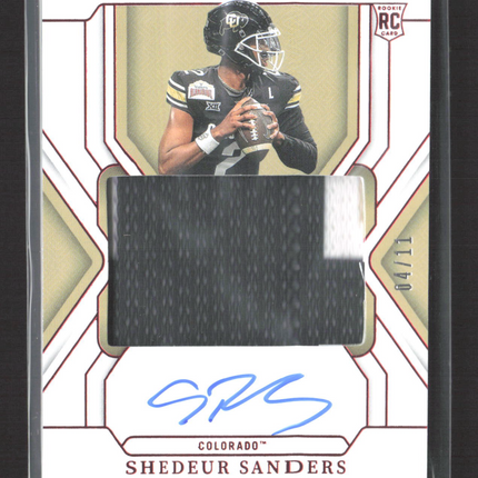 2025 National Treasures Collegiate Shedeur Sanders #51 04/11 RC Patch Auto